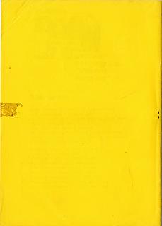 Golden Earring fanclub magazine 1978#2 back cover